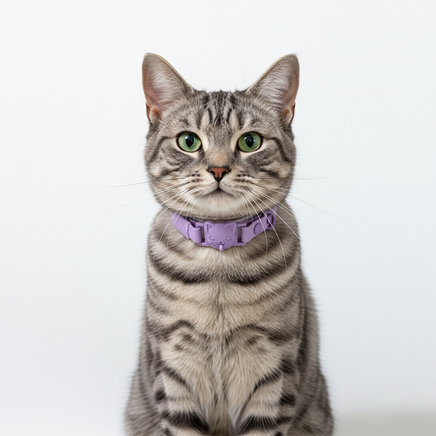 COLLAR CON SUELTE RÁPIDO MORADO