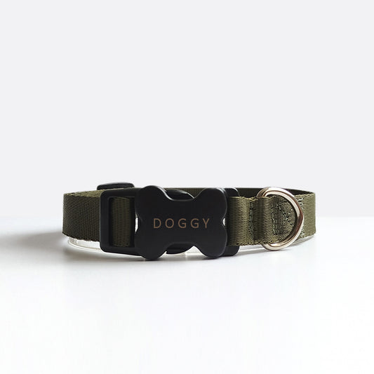 COLLAR EN REATA VERDE MILITAR