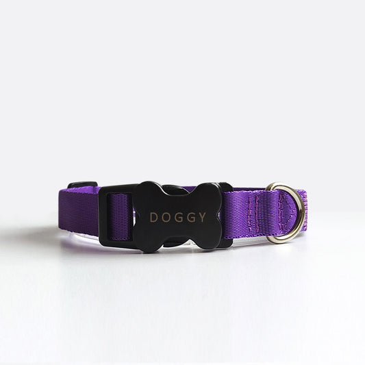 COLLAR EN REATA MORADO