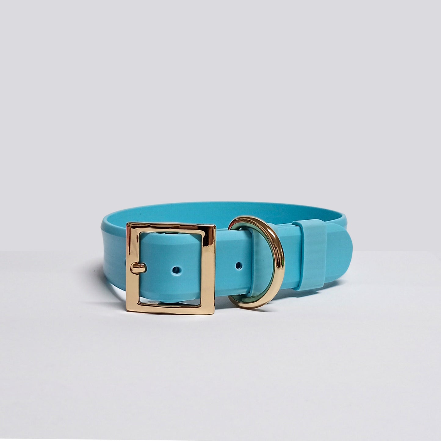 Collar en Goma Azul Celeste