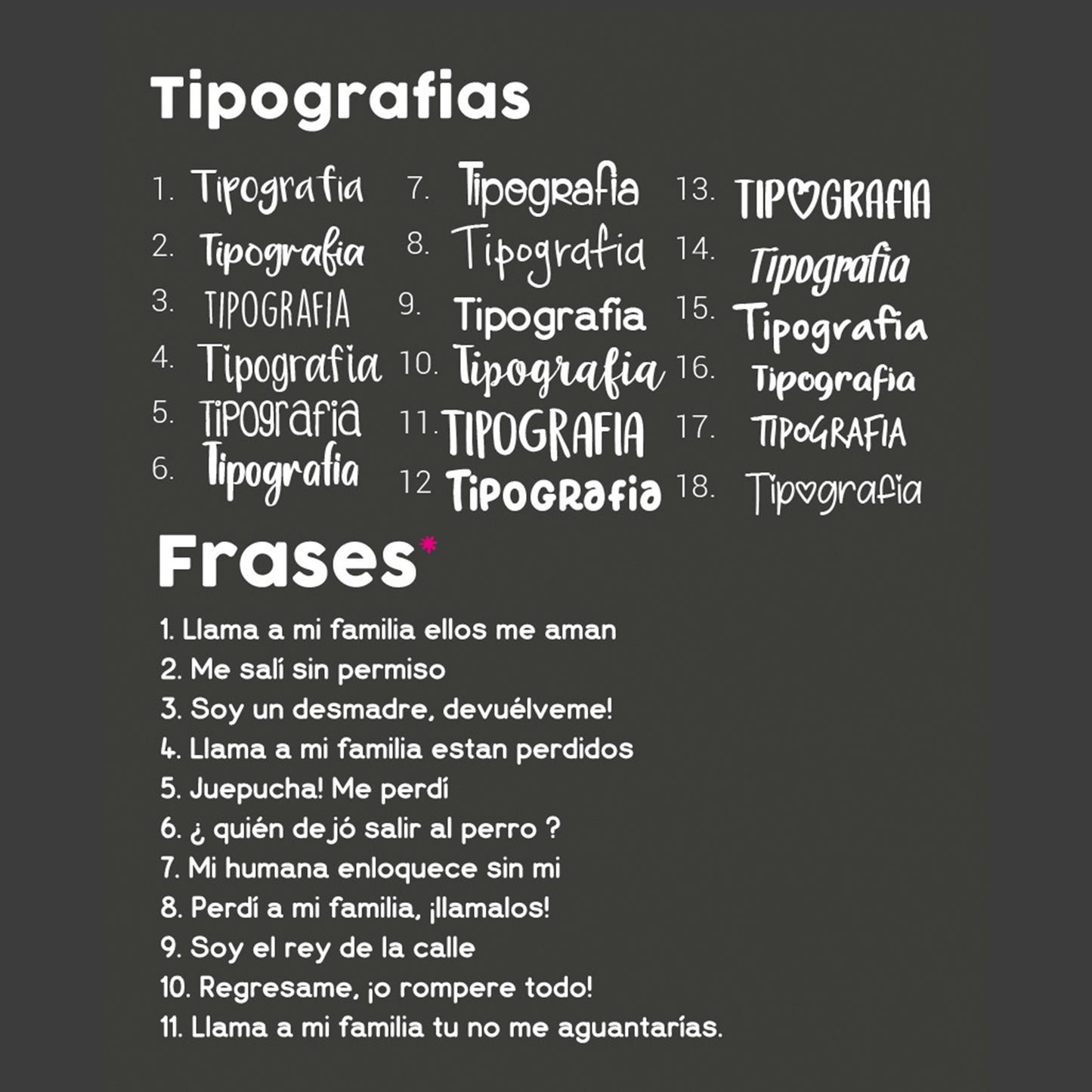 Placas de Identificación en Goma