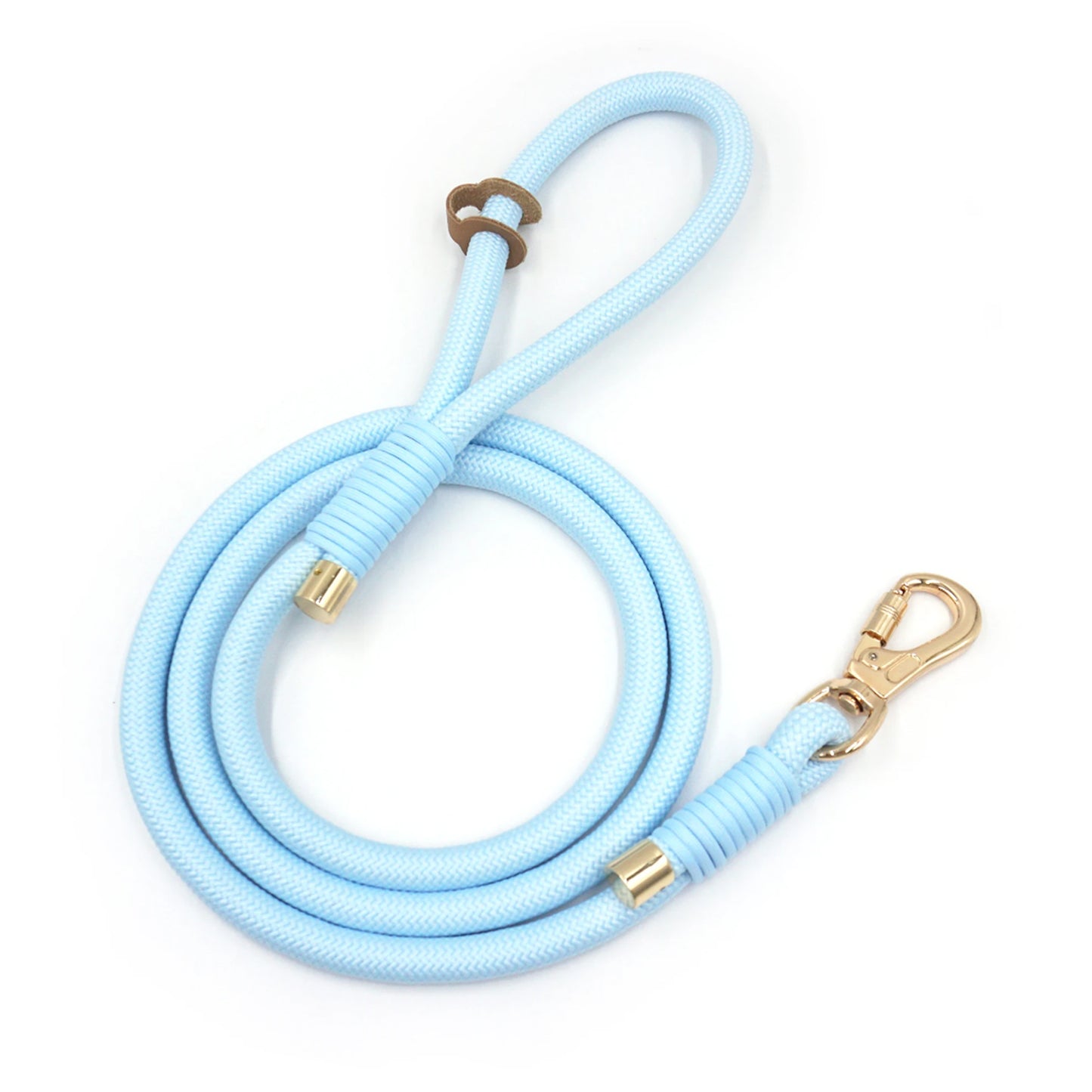 CORREA EN CUERDA AZUL CELESTE