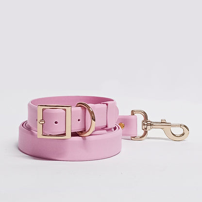Set Collar y Correa Rosa